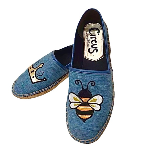 Circus by Sam Edelman Bee Women’s Denim Blue Espadrilles Size 6 - Picture 1 of 7
